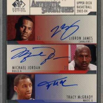 Upper deck レブロンジェームズルーキーカードMichaeljordan eBay, Goldin January auctions feature rare NBA cards of