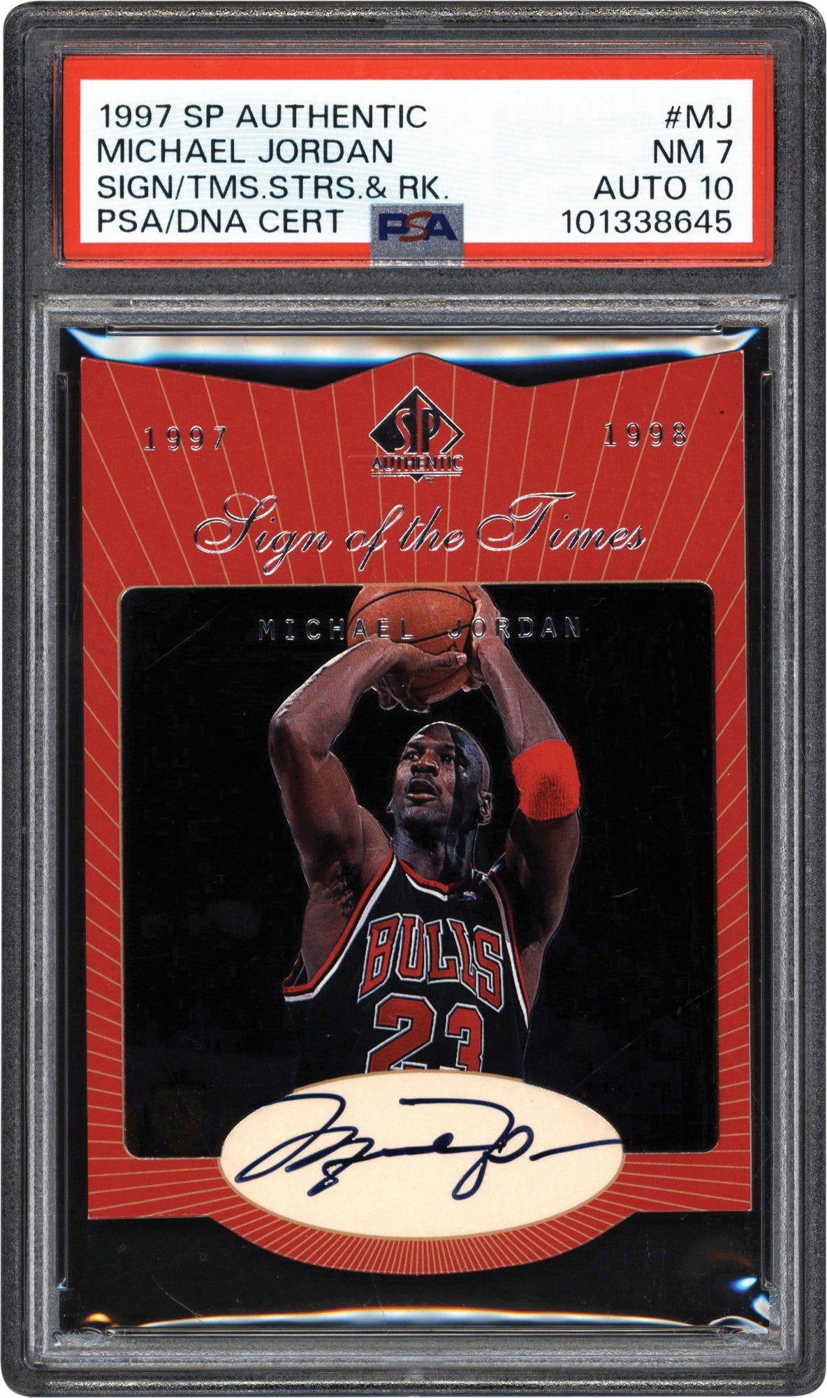 michael jordan auto card
